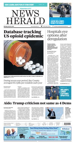 Database Tracking US Opioid Epidemic