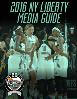 2016 New York Liberty Media Guide