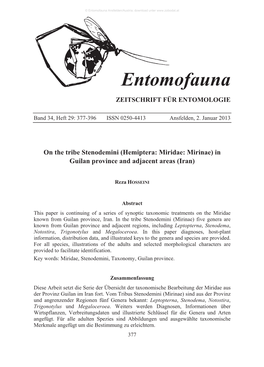 Entomofauna Ansfelden/Austria; Download Unter