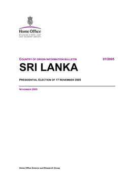 Sri Lanka Bulletin