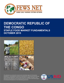 Democratic Republic of the Congo Staple Food Market Fundamentals October 2015