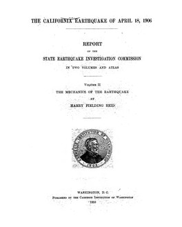 Reid (1910), the California Earthquake of April 18, 1906