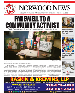 December 5-18, 2019 • Norwood News in the PUBLIC INTEREST Vol
