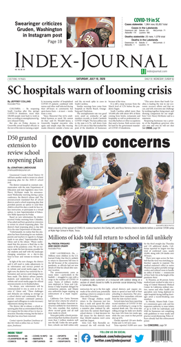 SC Hospitals Warn of Looming Crisis