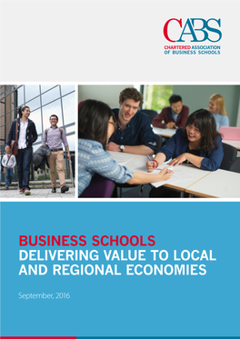 Business Schools Delivering Value to Local and Regional Economies