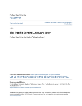 The Pacific Sentinel, January 2019