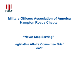 Military Officers Association of America Hampton Roads Chapter
