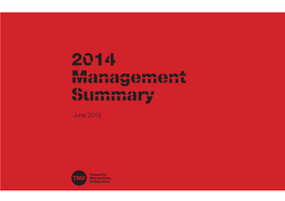 2014 Management Summary