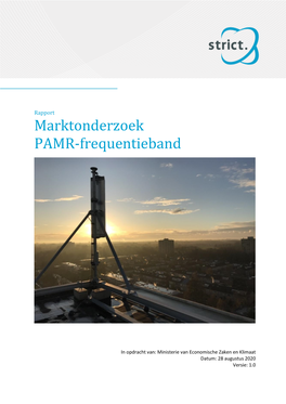 Marktonderzoek PAMR-Frequentieband