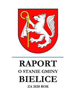 Raport O Stanie Gminy Bielice Za Rok 2020