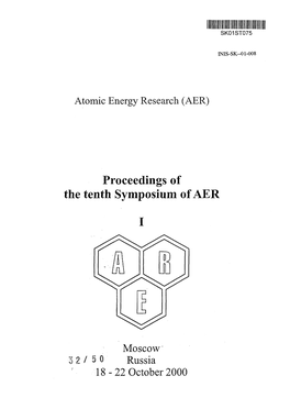 Proceedings of the Tenth Symposium of AER