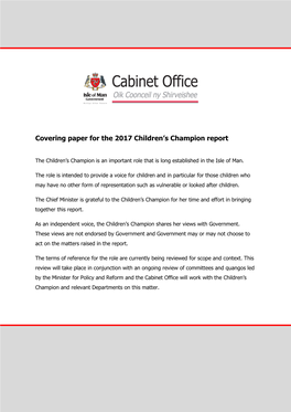 Children's Champion Report 2016/17