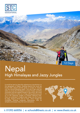 High Himalayas and Jazzy Jungles