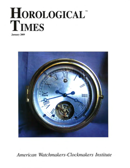 Horological TM TIMES January 2009