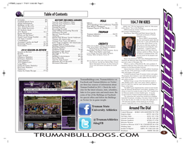 Trumanbulldogs.Com, Trumanathletics on and a Player Profile