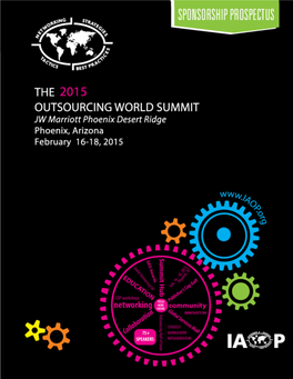 Outsourcing World Summit Sponsor Prospectus