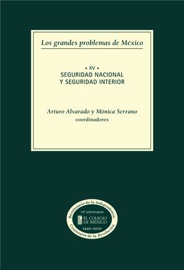 Xv. Seguridad Nacional Y Seguridad Interior