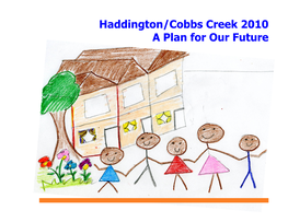 Haddington/Cobbs Creek 2010 a Plan for Our Future
