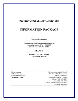 Information Package (PDF)