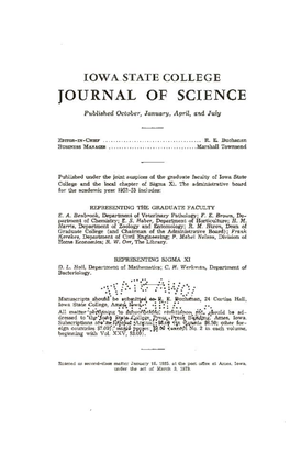 Iowa State College Journal of Science 27.4