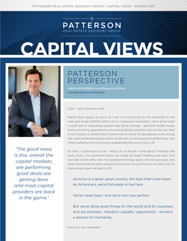 Capital Views | Winter 2021