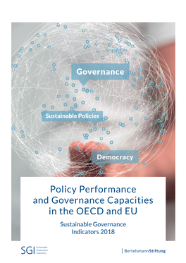 SGI Studies SGI 2018: Policy Performance and Governance