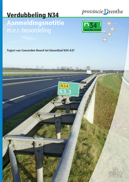 Verdubbeling N34 Aanmeldingsnotitie M.E.R.-Beoordeling