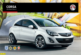 CORSA 2014 Models Edition 4