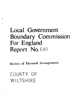 Local Government Boundary Commission for England Report No