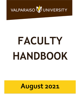 Faculty Handbook