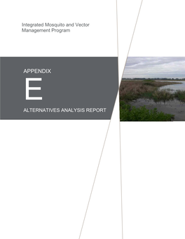 SCCVCD Environmental Evaluation-APPENDIX E-Alternatives