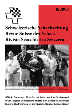 Schweizerische Schachzeitung 2008