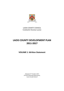 Laois County Development Plan 2011-2017