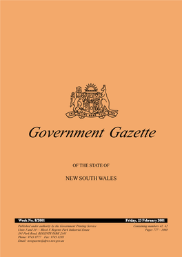 Government Gazette