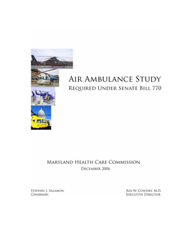 Maryland Air Ambulance Study – 2006