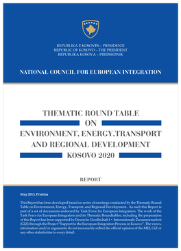 And Regional Development Environment, Energy,Transport