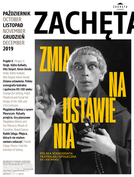 Październik October Listopad November Grudzień Zachęta December 2019