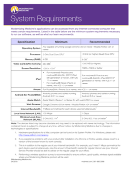 System Requirements