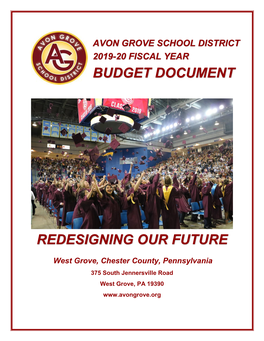 Avon Grove School District 2019-20 Fiscal Year Budget Document