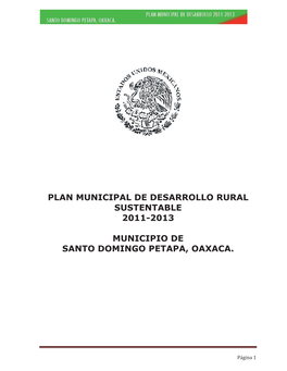 Plan Petapa 2011-2013