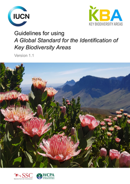 Guidelines for Using a Global Standard for the Identification of Key Biodiversity Areas