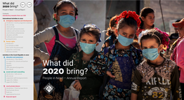 What Did 2020 Bring? People in Need – Annual Report