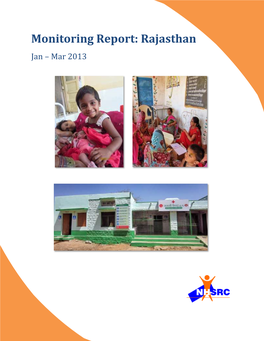 Monitoring Report: Rajasthan