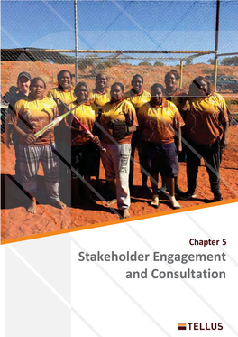 Chapter 5 Stakeholder Engagement and Consultation