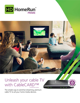 Unleash Your Cable TV with Cablecard™