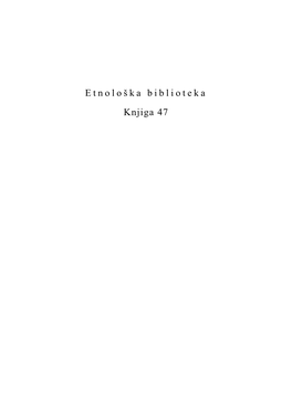 Etnološka Biblioteka Knjiga 47
