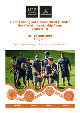 Oorala Aboriginal & Torres Strait Islander Boys' Youth Leadership