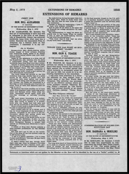 EXTENSIONS of REMARKS 12545 EXTENSIONS of REMARKS JIMMY LILE He Made Knives During His Spare Time Dur­ in the Final Analysis, Hinges on the U.S