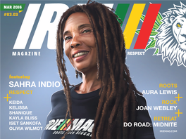 Sahra Indio Roots Respect Aura Lewis