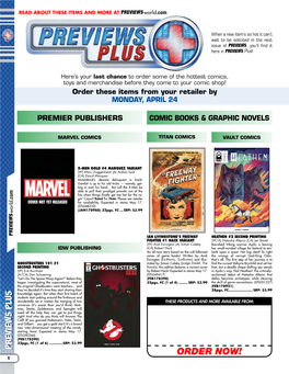 PREVIEWS Plus!